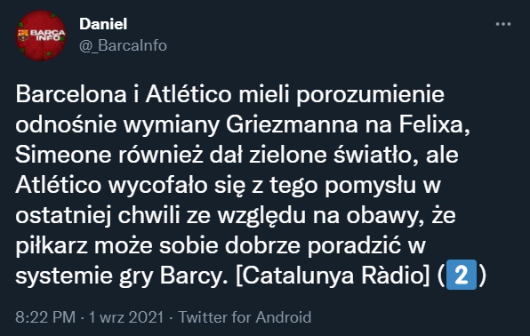 DLATEGO wymiana Griezmanna na Joao Felixa nie doszła do skutku!